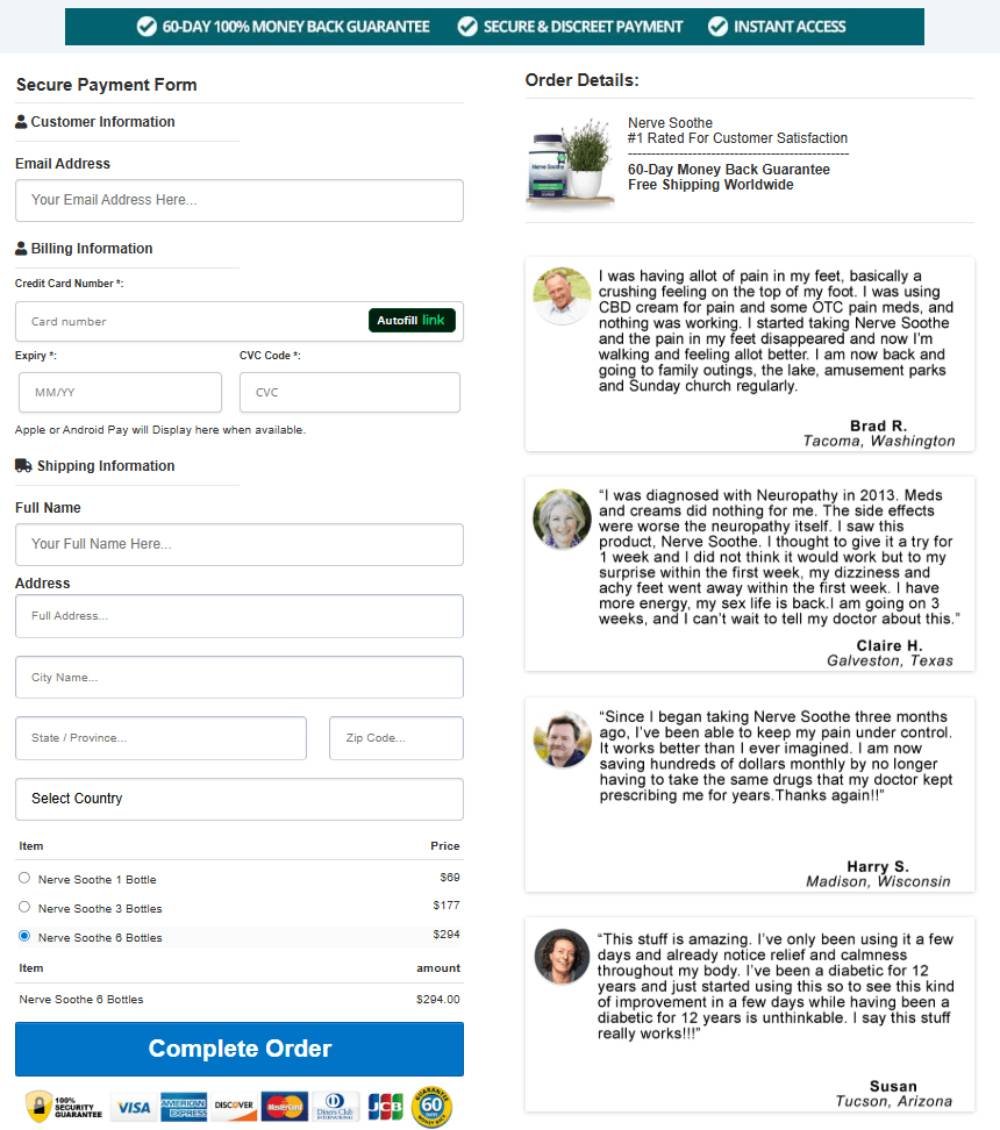 Nerve-Soothe-secure-payment-safe